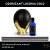 Luxoria GOLD belső légfrissítő – kerámia tál arany levéllel díszdobozban