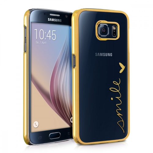 Samsung Galaxy S6 tok, polikarbonát, arany, 28625.04