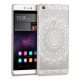 Huawei P8 burkolat, polikarbonát, fehér, 34409.03