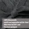 Gyermek fürdőköpeny Homelevel, 140, szürke / rózsaszín, organikus pamut, 54864.20.38