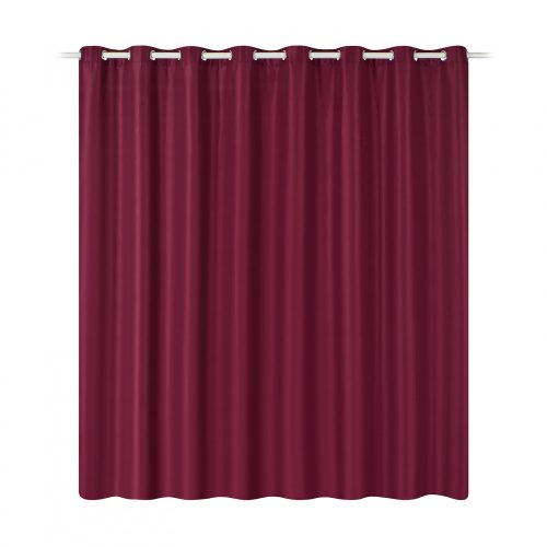 Stella átlátszatlan függöny karikákkal Jemidi, 300 x 245 cm, Bordo, Polyester, 55288.13.01