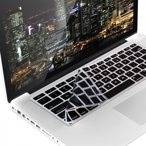 Billentyűzetborító Apple MacBook Air 13"/MacBook Pro Retina 13"-15" (2016 közepéig), Kwmobile, fekete, szilícium, 36293.01