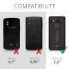 Huzat LG Nexus 5X telefonhoz, textil, barna, 36394.19