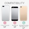 Tok Apple iPhone 8 / iPhone 7 / iPhone SE 2, természetes bőr, fekete, 39346.01