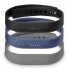 3 db pánt készlet Fitbit Flex 2-höz, kwmobile, szilikon, többszínű, 39614.01