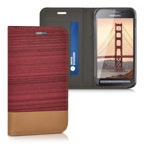 Samsung Galaxy Xcover 3 tok, textil, piros, 38237.20