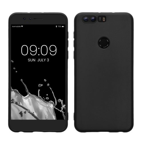 Huawei Honor 8 tok, szilikon, fekete, 39793.01