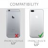 Apple iPhone 8 Plus / iPhone 7 Plus tok, szilikon, fekete, 40842.01