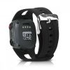 Szíj Garmin Forerunner 10/Forerunner 15 telefonhoz, Kwmobile, fekete, szilikon, 42264.01