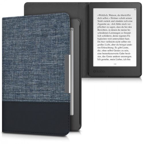 Kobo Aura Edition 2 tok, textil, kék, 41182.03