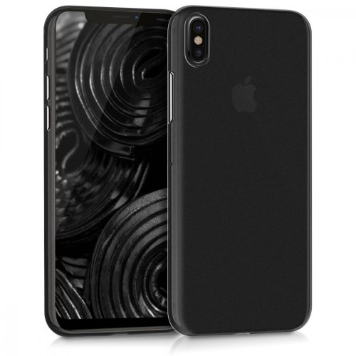 Kwmobile tok Apple iPhone X/iPhone XS készülékhez, műanyag, fekete, 42506.01