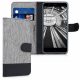 Elephone P8 Mini tok, textil, szürke, 43075.22