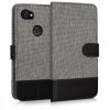 Borító a Google Pixel 2 XL telefonhoz, textil, szürke, 43355.22