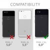 Borító a Google Pixel 2 XL telefonhoz, textil, szürke, 43355.22