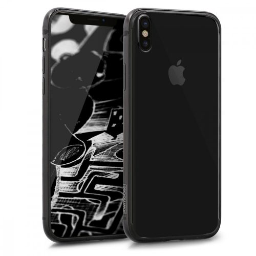 Apple iPhone X / iPhone XS tok, alumínium, fekete, 43892.01