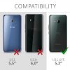 HTC U11 Life burkolat, szilikon, fehér, 43644.02