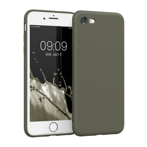 Apple iPhone 8 / iPhone 7 / iPhone SE 2 tok, szilikon, zöld, 39458.101