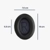 2 db-os fülpárna készlet Bose Quietcomfort 35/QuietComfort QC35 vezeték nélküli II fejhallgatóhoz, Kwmobile, fekete, ökológiai bőr, 44519.01