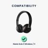 db-os fülpárna Bose Solo 2 Wireless/Solo 3 fejhallgatóhoz, Kwmobile, fehér, Eco bőr, 44516.02