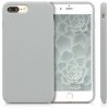 Apple iPhone 8 Plus / iPhone 7 Plus tok, szilikon, szürke, 40842.70