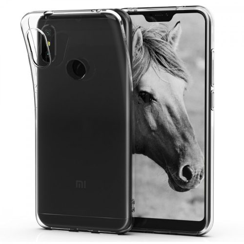 Xiaomi Mi A2 Lite / Redmi 6 Pro burkolat, szilikon, átlátszó, 45616.03