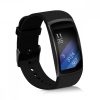 2 db pánt készlet Samsung Gear Fit2 / Gear Fit 2 Pro készülékhez, kwmobile, szilikon, kék/fekete, 38830.04