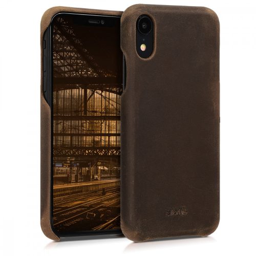 Tok Apple iPhone XR, természetes bőr, barna, 45955.05