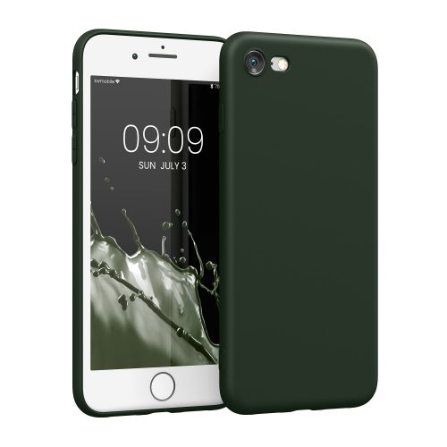 Apple iPhone 8 / iPhone 7 / iPhone SE 2 tok, szilikon, zöld, 39458.118