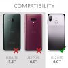 Huzat HTC U12 Life telefonhoz, ökológiai bőr, fekete, 46335.01