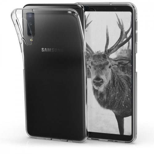 Samsung Galaxy A7 (2018) tok, szilikon, átlátszó, 46419.03