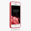 Apple iPhone 5 / iPhone 5s / iPhone SE tok, szilikon, piros, 44141.111