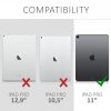 2 matt védőfólia készlet az Apple iPad Air 4 (2020) táblagéphez, Kwmobile, átlátszó, műanyag, 46757.2