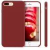 Apple iPhone 8 Plus / iPhone 7 Plus tok, szilikon, piros, 40842.20