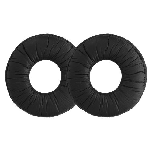 2 db fülpárna készlet Sony MDR-ZX110/MDR-ZX310 fejhallgatóhoz, Kwmobile, Fekete, Ökológiai bőr, 47100.01