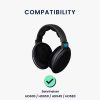 db-os fülpárna készlet Sennheiser HD580/HD600/HD650 fejhallgatóhoz, Kwmobile, fekete, textil, 47098.01