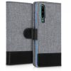 Huawei P30 huzat, textil, szürke, 47417.01