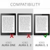 Kobo Aura Edition 1 tok, textil, szürke, 43342.03