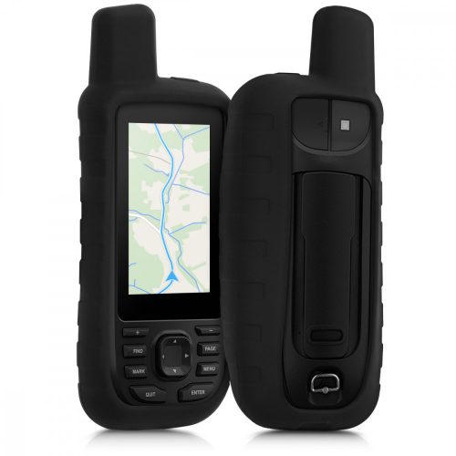 Védőtok GPS-hez Garmin GPSMAP 66s/GPSMAP 66st, Kwmobile, fekete, szilikon, 48044.01