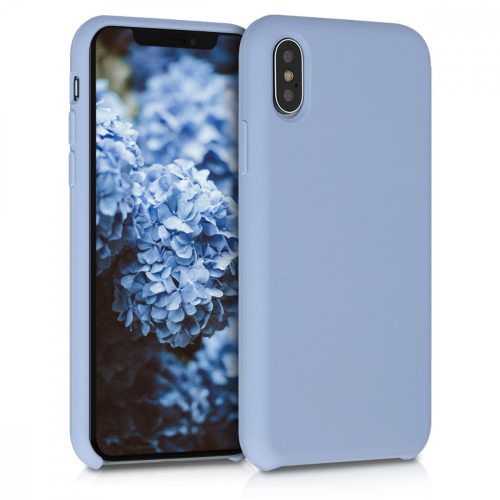 Apple iPhone X / iPhone XS tok, szilikon, kék, 46313.58