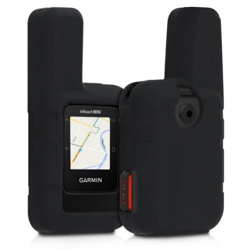 Védőtok GPS-hez Garmin inReach Mini, Kwmobile, Fekete, Szilikon, 48045.01