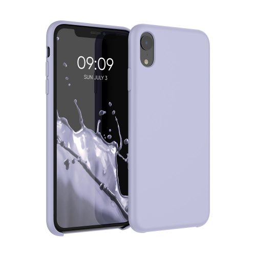 Apple iPhone XR tok, szilikon, lila, 45910.139