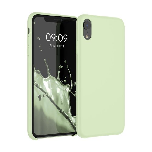 Apple iPhone XR tok, szilikon, zöld, 45910.137