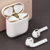 Porvédők Apple AirPods 2/AirPods 1 fejhallgatóhoz, Kwmobile, arany, műanyag, 48243.21