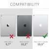 2 matt védőfólia készlet az Apple iPad Air 3 (2019) táblagéphez, Kwmobile, átlátszó, műanyag, 48340.2