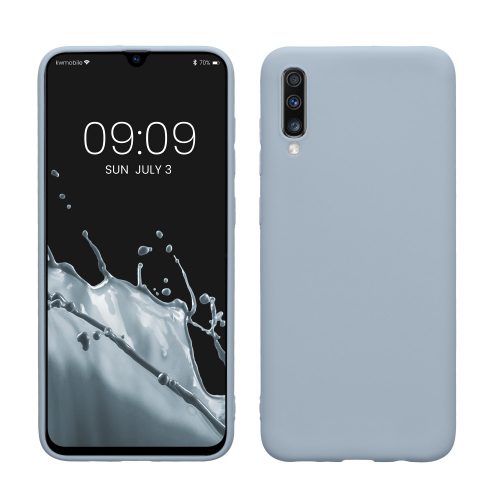 Samsung Galaxy A70 tok, szilikon, kék, 48427.58