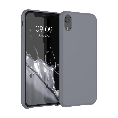 Apple iPhone XR tok, szilikon, szürke, 45910.155