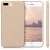 Apple iPhone 8 Plus / iPhone 7 Plus tok, szilikon, bézs, 40842.154