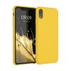 Apple iPhone XR tok, szilikon, sárga, 45910.143