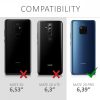 Huawei Mate 20 Pro védőfólia, kaliberek, elöl, fekete, 48812.01