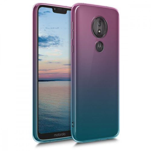 Motorola Moto G7 Power burkolat, szilikon, kék, 47758.02